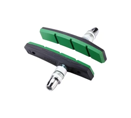 Menetes (csavaros) fékpofa BBB Estop BBS-04E Ebike-hoz,zöld