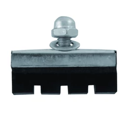 Fékpofa csavaros patkófékhez 35mm+záró anya /pár