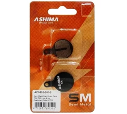 Ashima AD0802 félfémes tárcsafékbetét Tektro Lyra IOX és Novella fékekhez (SemiMetal)