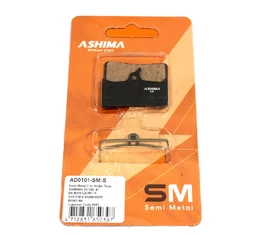 Ashima AD0101 félfémes tárcsafékbetét Shimano XT BR-M755, Grimeca, Sram, Hope és Promax fékekhez