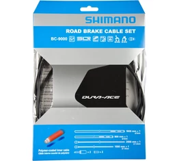 Shimano BC-9000 fékbowden készlet, polymer bevonatú, külső-belső, fekete