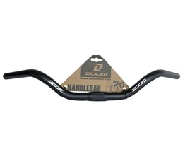 Zoom hajlított trekking kormány fekete 25,4mm befogó 595mm hossz 66mm emelkedés