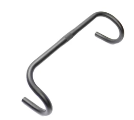 Zoom országúti kormány 440mm széles, 25,4 mm befogó, acél fekete