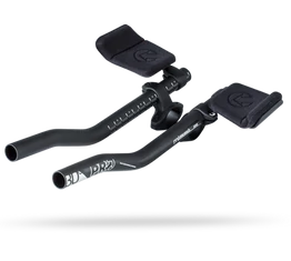 Kormány triatlon PRO Missile S-bend könyöklő alu fekete