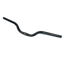 Kormány túra fekete közepes 70mm emelkedésű, 580mm széles