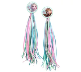 Disney Frozen Jégkirálynő kormányvég szalag gyerekbringákhoz,színes fityegő /pár