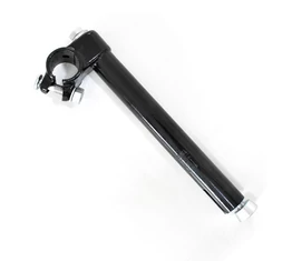 Hagyományos kormányszár kontrás kerékpárokhoz átmérő 22,2mm hossz 150mm fekete