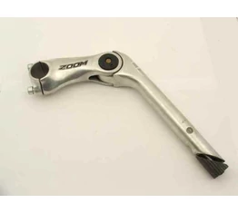 Zoom kormányszár (stucni) 22,2mm (1") állítható 110mm előrenyúlás 180mm szárhossz ezüst