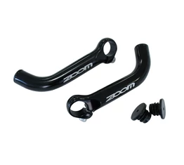 Zoom kormányszarv másfél fogásos alumínium íves fekete