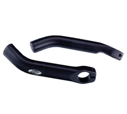 BBB BBE-18 LightCurved szarv anatómikus forma fekete 150mm