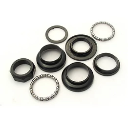 Kormánycsapágy menetes Neuzer 22,2mm acél fekete vagy króm