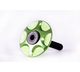 Kormánycsapágy alkatrész AH kupak A2Z zöld, CNC-zett, alu csavarral