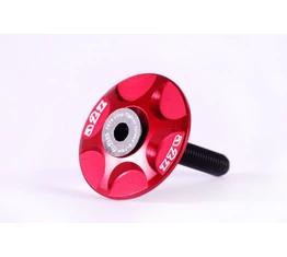 Kormánycsapágy alkatrész AH kupak A2Z piros, CNC-zett, alu csavarral