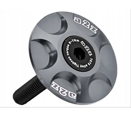 Kormánycsapágy alkatrész AH kupak A2Z szürke, CNC-zett, alu csavarral