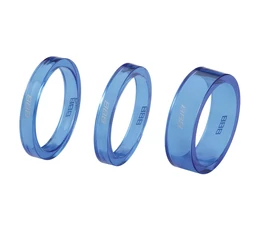 BBB BHP-37 TransSpace AH gyűrű átlátszó kék 2x5mm+1x10mm