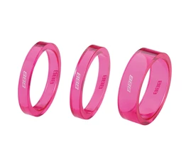 BBB BHP-37 TransSpace AH gyűrű átlátszó magenta 2x5mm+1x10mm
