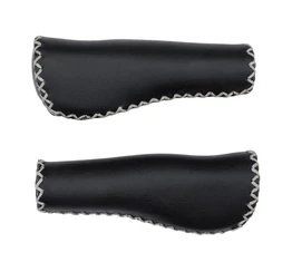 Kellys KLS Hollandgrip ergonómikus markolat agyváltóhoz varrott műbőr fekete 132mm