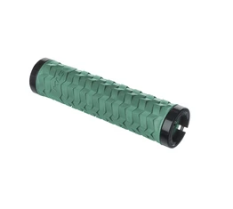 Kellys KLS Poison csavaros markolat, dupla bilincses, 135mm, emerald green