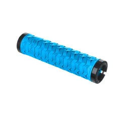 Kellys KLS Poison csavaros markolat, dupla bilincses, 135mm, azure blue