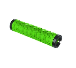 Kellys KLS Poison csavaros markolat, dupla bilincses, 135mm, lawn green