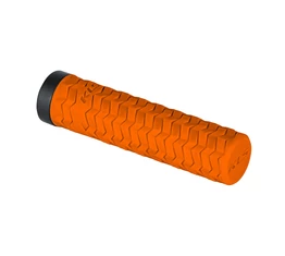 Kellys KLS Poison csavaros markolat, szimpla bilincses, 135mm, tiger orange