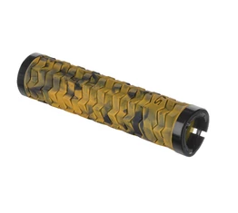 Kellys KLS Poison csavaros markolat, dupla bilincses, 135mm, dijon yellow/black