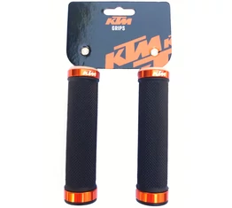 KTM Team dupla bilincses markolat 130mm fekete, narancs bilinccsel