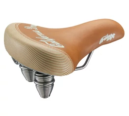 Selle Montegrappa unisex anatómiájú cruiser jellegű komfort nyereg rugós, barna