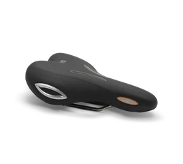 Selle Royal Lookin Moderate unisex komfort nyereg ezüst koptatókkal 60°-os hátszög