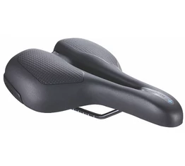 BBB BSD-112 SportPlus sport nyereg, memóriahabos, koptatókkal, vízálló, női fekete