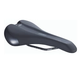 BBB BSD-132 Spectrum sport nyereg ergonómikus kialakítással, lightfoam, Crmo pálcák, 155mm, 345g, fekete