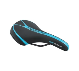 Kellys Crossline unisex sport nyereg, fekete/kék
