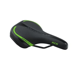 Nyereg Kellys Comfortline fekete/zöld