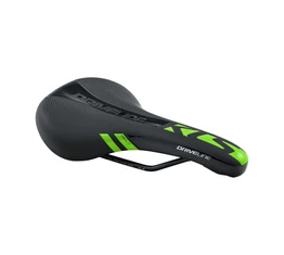 Kellys KLS Driveline komfort nyereg 277x162mm, fekete/neon zöld