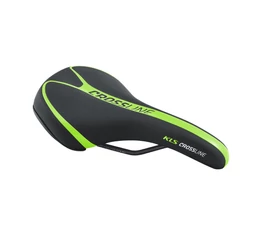 Kellys Crossline unisex sport nyereg, fekete/neon zöld