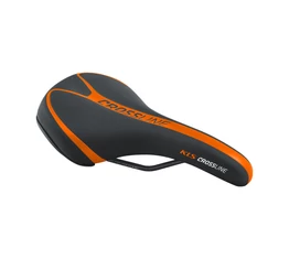 Kellys Crossline unisex sport nyereg, fekete/narancs