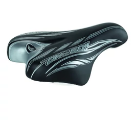 Monte Grappa gyerek nyereg fiú, fekete/ezüst, 14-16-os kerékpárokra