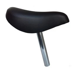 Fekete gyerek nyereg nyeregcsővel egybeépítve (csőátmérő 22mm)