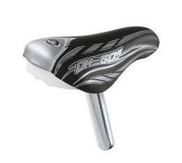 Selle Monte Grappa gyerek nyereg nyeregcsővel egybeépítve (csőátmérő 25,4mm) fekete-ezüst