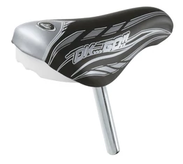 Selle Montegrappa gyerek nyereg nyeregcsővel egybeépítve (csőátmérő 22mm) fekete/ezüst