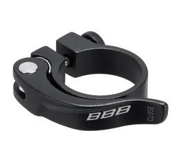 Nyeregcsőbilincs 34,9 BBB BSP-87 Smoothlever gyorszáras fekete