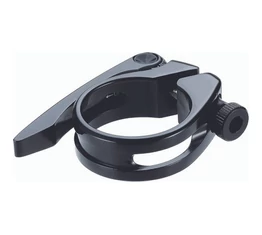 Nyeregcsőbilincs 31,8 BBB BSP-86 Lightlever alu, CNC-zett, gyorszáras, 31gramm súlyú, fekete