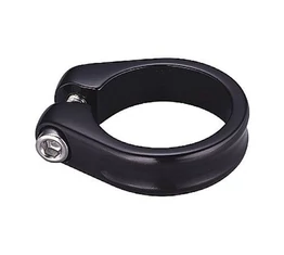 Nyeregcsőbilincs 31,8mm Csepel csavaros fekete