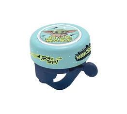 Disney Star Wars Mandalori csengő baby yoda mintával türkiz színben