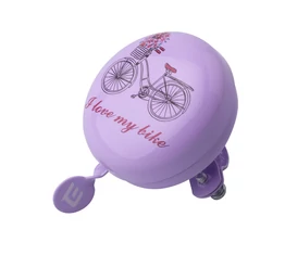 Extend Tilong csengő lila kerékpáros minta