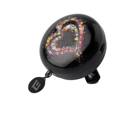 Extend Tilong csengő fekete szív minta