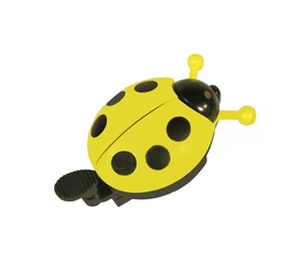 Katicás csengő gyerek vagy felnőtt bicajokra sárga színben