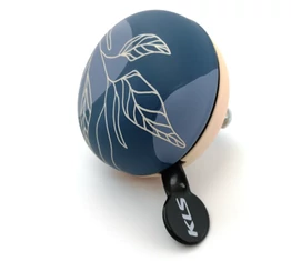 Csengő Kellys Bell 80 fehér színes pöttyös 8 cm-es átmérő fém