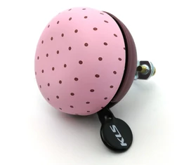 Csengő Kellys Bell 60 pöttyös pink 6 cm-es átmérő fém