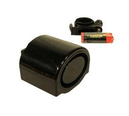 Elektromos hangjelző tartozék elemmel és rögzítő sínnel